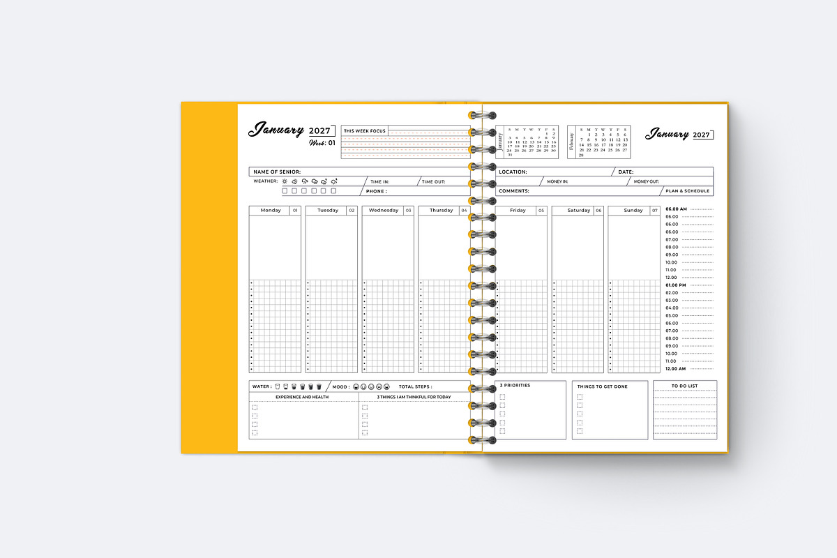 Ultimate Planner Bundle Pack 2024-27, a Stationery Template by obayes (Photo 7 of 16)