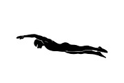 Swimming Sport Silhouette Vector Bun, an Illustration by jahid234 (Thumbnail 38 of 51)