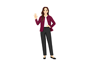 Business Woman Character Pack, a Person Illustration by Volha Hlinskaya (Thumbnail 4 of 11)