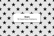 Stars - 18 Seamless Patterns, a Pattern Graphic by Tustan (Thumbnail 1 of 5)