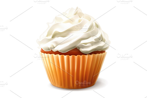 Cupcake Vector Icon