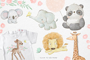 Watercolor baby animals, an Animal Illustration by Magic & Dreams (Thumbnail 2 of 8)