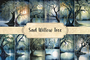 Sad Willow Tree, a Background Graphic by Curve Design (Thumbnail 1 of 4)