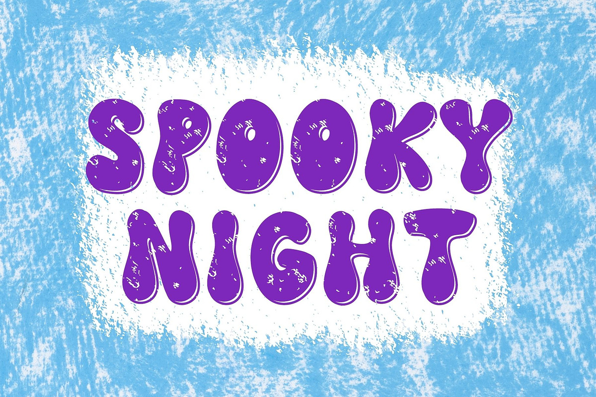 Retro Rainbow is a Retro Groovy font, a Handwritten Font by Brown Cupple (Photo 6 of 10)