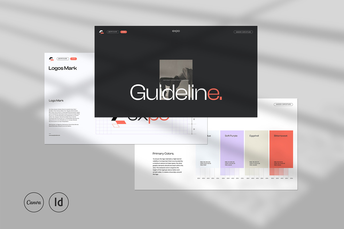 Expo | Brand Guidelines, a Presentation Template by creathrivestudio (Photo 2 of 13)