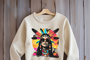 Artwork of a Native American woman., a Person Illustration by yod67 (Thumbnail 7 of 9)