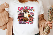 Ghouls Just Wanna Have Fun PNG, a Seasonal Illustration by CraftArtStudio (Thumbnail 3 of 4)