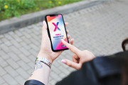 iPhone X in Hands City PSD Mockups, a Product Mockup by Hi, Mock-Up! (Thumbnail 15 of 17)