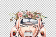 Wedding Car PNG Clipart Bundle, a Decorative Illustration by Digital Dreamscaping (Thumbnail 8 of 10)