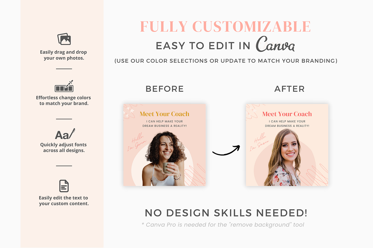 Boho Coach Instagram Carousel Canva, a Social Media Template by Ciera Design Templates (Photo 8 of 9)