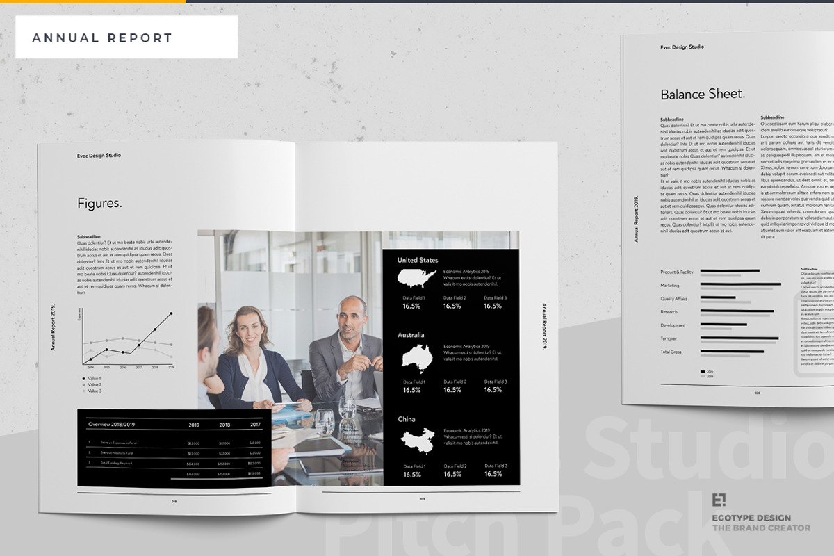 Egotype Annual Report, a Brochure Template by Egotype (Photo 11 of 15)
