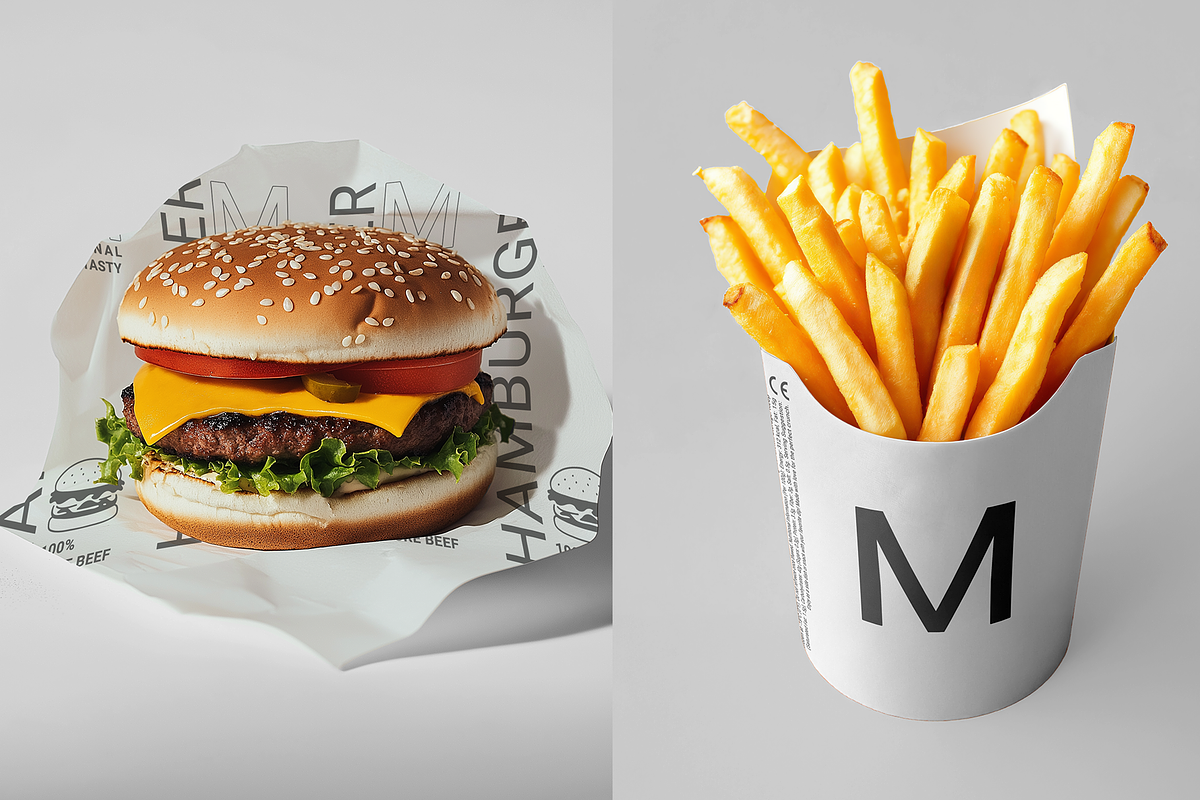 Fast food Branding Mockups, a Packaging Mockup by AnagramDesign (Photo 6 of 6)
