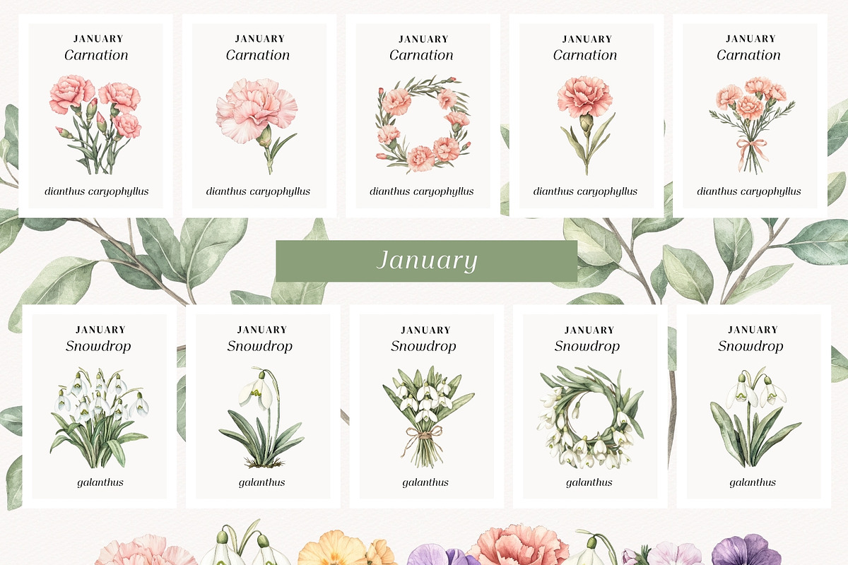 Birthday Flowers, a Decorative Illustration by PeDe Designs (Photo 4 of 10)