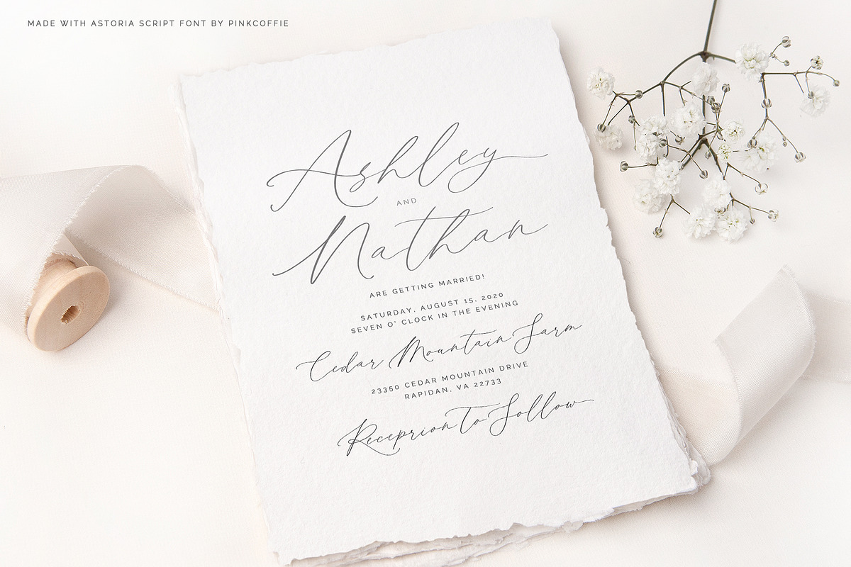 Astoria | Modern Calligraphy Script preview 8