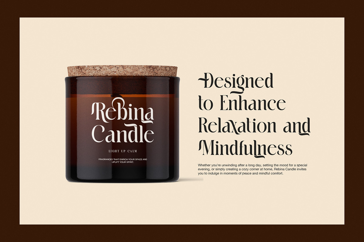 Malika Elegant Ligature Serif Font, a Font by Graphicxell (Photo 3 of 7)
