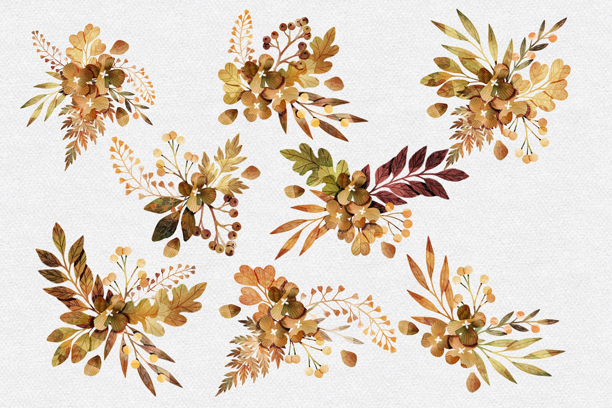 Botanical Bundle Nr 2 | Fall Edition, a Seasonal Illustration by Helga Wigandt (Photo 6 of 9)