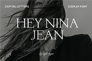Nina Jean Display Font, a Serif Font by Sylt Type (Thumbnail 1 of 5)