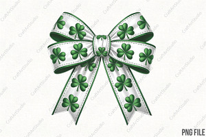 Retro Coquette St Patrick's Day PNG, an Illustration by CraftArtStudio