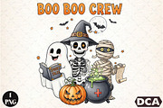 Boo Boo Crew Halloween Nurse Ghost, an Illustration by DreamCafeArt (Thumbnail 1 of 7)
