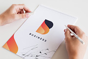Letter B Logo & Business Card, a Branding & Logo Template by gdrony (Thumbnail 3 of 3)