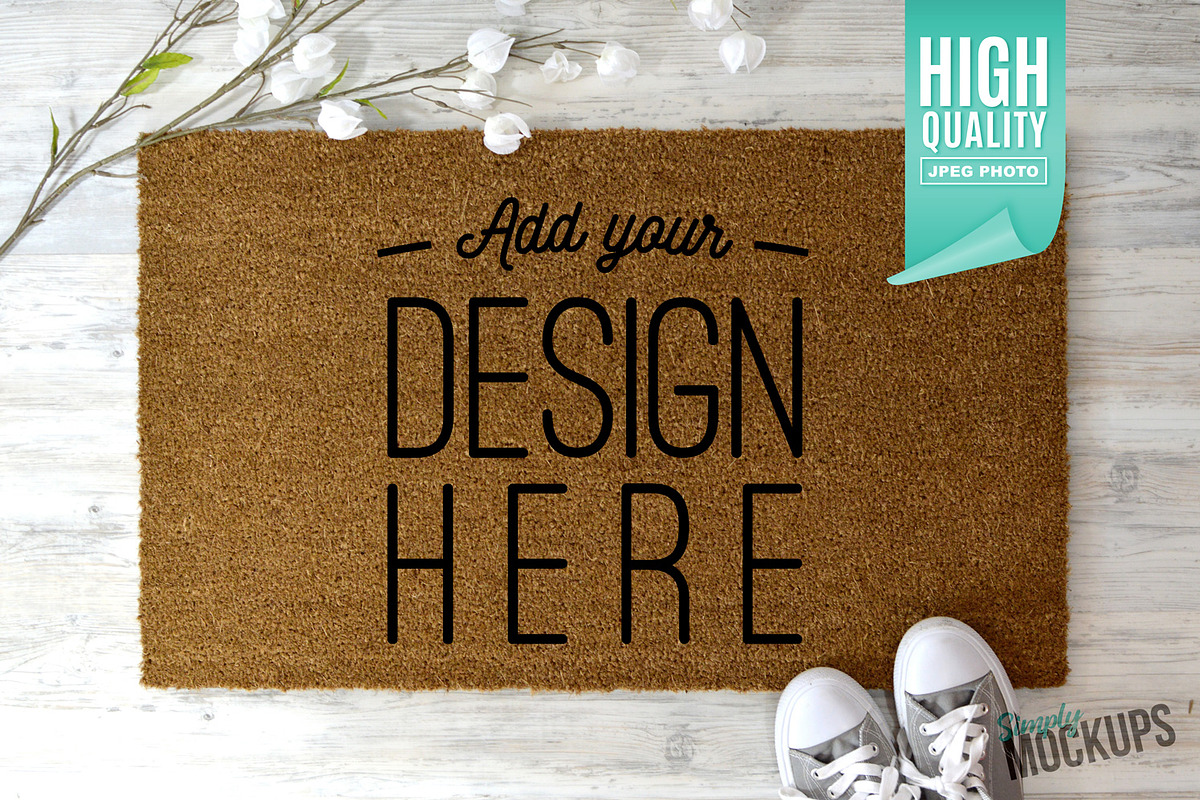 Coir Doormat Mockup, a Product Mockup by Simply Mockups (Photo 1 of 2)