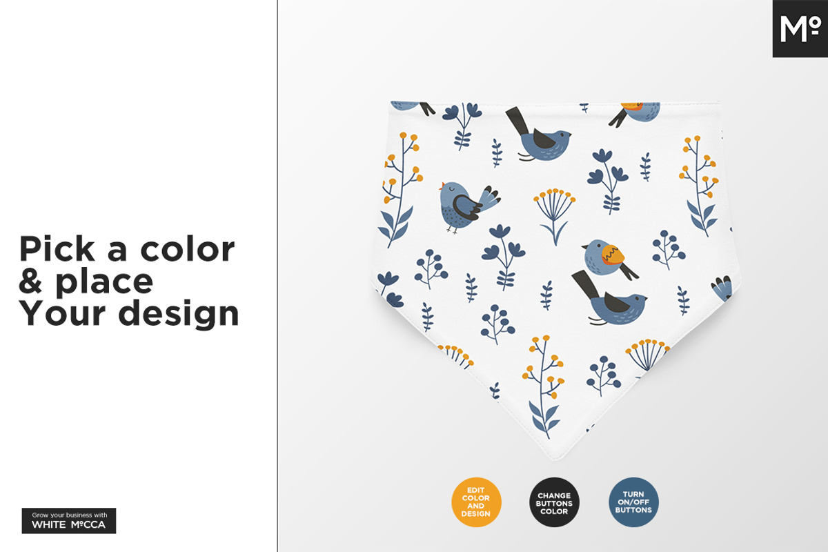Baby Scarf Mock-ups Generator, an Apparel Mockup by Mocca Mockups Store (Photo 4 of 9)