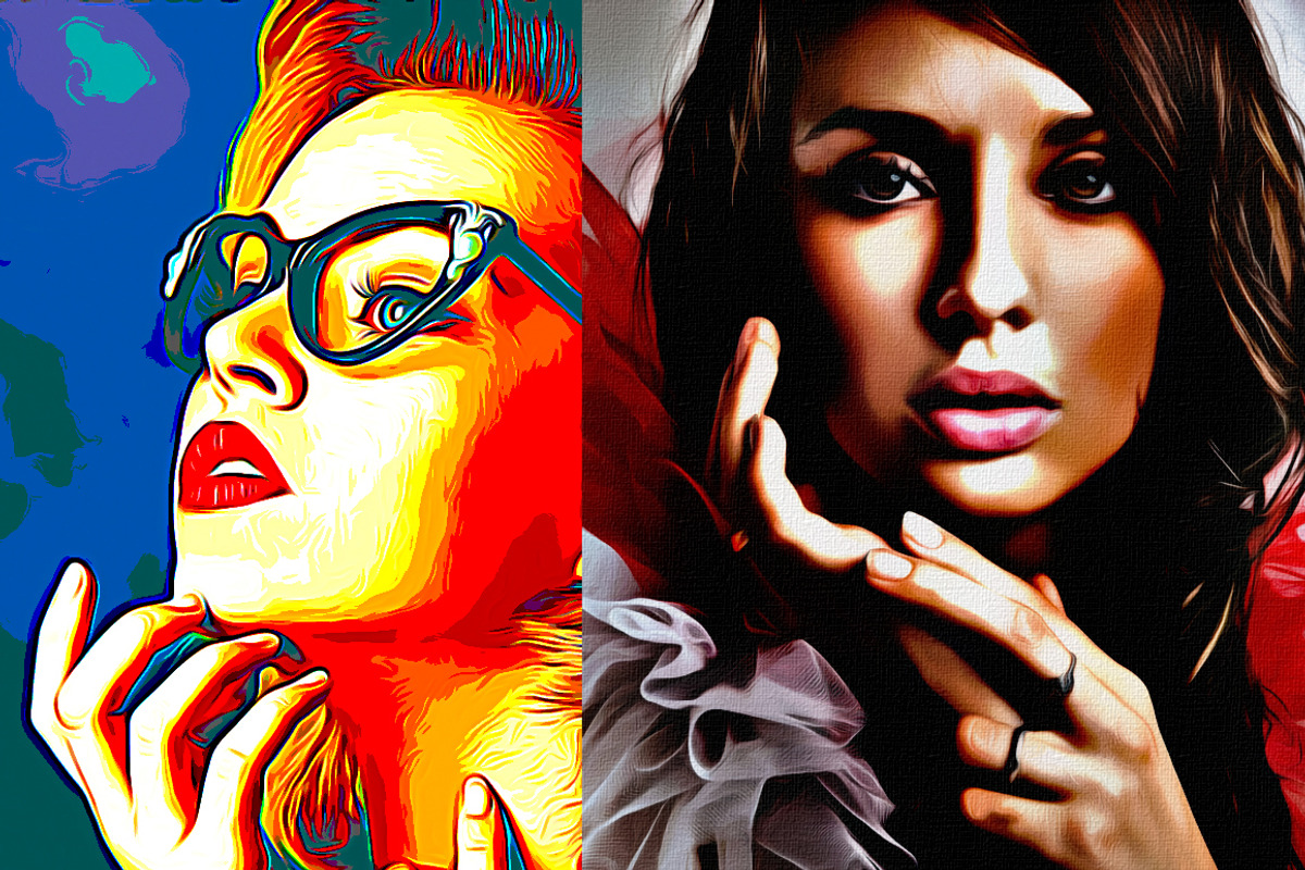 Realistic Painting Effect Action, a Brushes & More by MRI STUDIO (Photo 3 of 9)