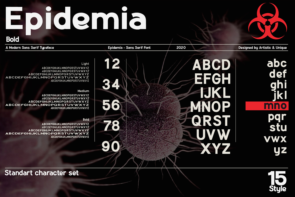 Epidemia - Sans Serif Font Family preview 6