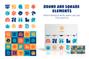 Floral & Wildlife Mosaic. Design Kit, a Pattern Graphic by Lettering_Logo (Thumbnail 3 of 12)