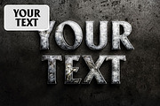 River Land Text Effect, a Layer Style Add-On by dokudokunomi (Thumbnail 2 of 4)