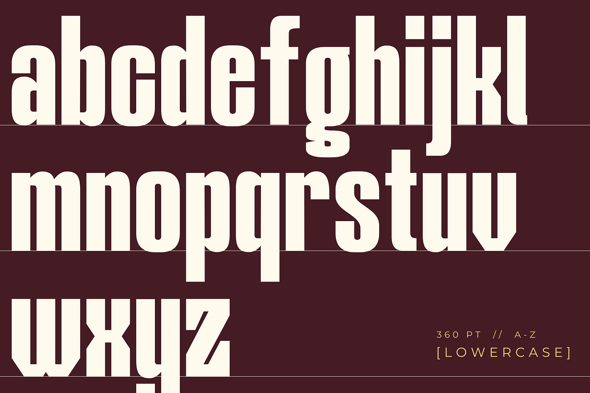 Ermago Display - Modern Extrude Logo, a Sans Serif Font by Nirmana Visual (Photo 6 of 14)