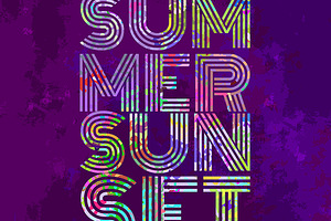 Summer sunset
