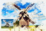 Watercolor Photoshop Mock-ups, an Action Add-On by SlideSalad (Thumbnail 23 of 36)