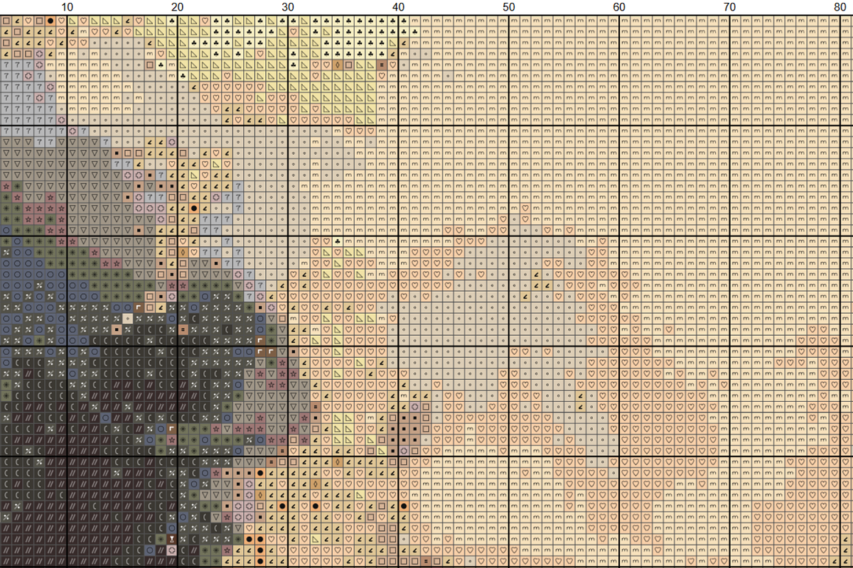 Contemporary Cross Stitch Pattern, a Templates & Theme by Baheeya (Photo 3 of 4)
