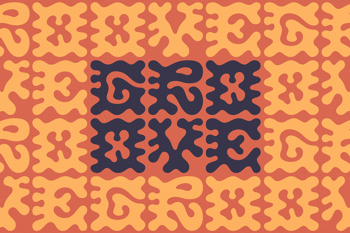Funk Trip - Groovy Font, a Symbol Font by Gleb Guralnyk (Photo 5 of 7)