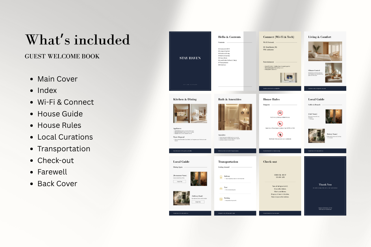 Elegant Guest Guide & Host Manual, a Magazine Template by batang (Photo 2 of 4)