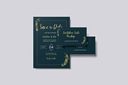 Invitation Suite Mockup, an Advertising Mockup by Pikachudesign (Thumbnail 3 of 5)