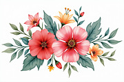 Elegant floral bouquet watercolor, an Illustration by Amazin_art (Thumbnail 5 of 5)
