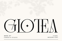 Glotea || Moedern Minimalist Serif