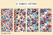 Vivid Folk - Floral Patterns, a Pattern Graphic by Art Sproot (Thumbnail 5 of 11)