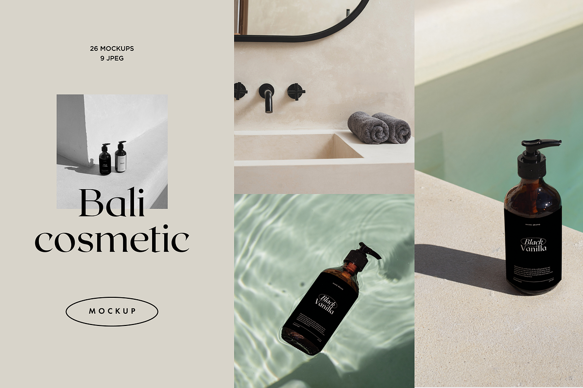 Bali Cosmetic Photo Mockup Bundle, a Packaging Mockup by Lesse Studio (Photo 1 of 11)