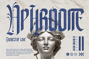 Xerathos Gothic Blackletter Medieval, a Blackletter Font by Letterara (Thumbnail 6 of 15)