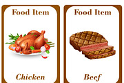 Kids Food Flash Cards, a Card Template by DigitalsDesigns (Thumbnail 2 of 4)
