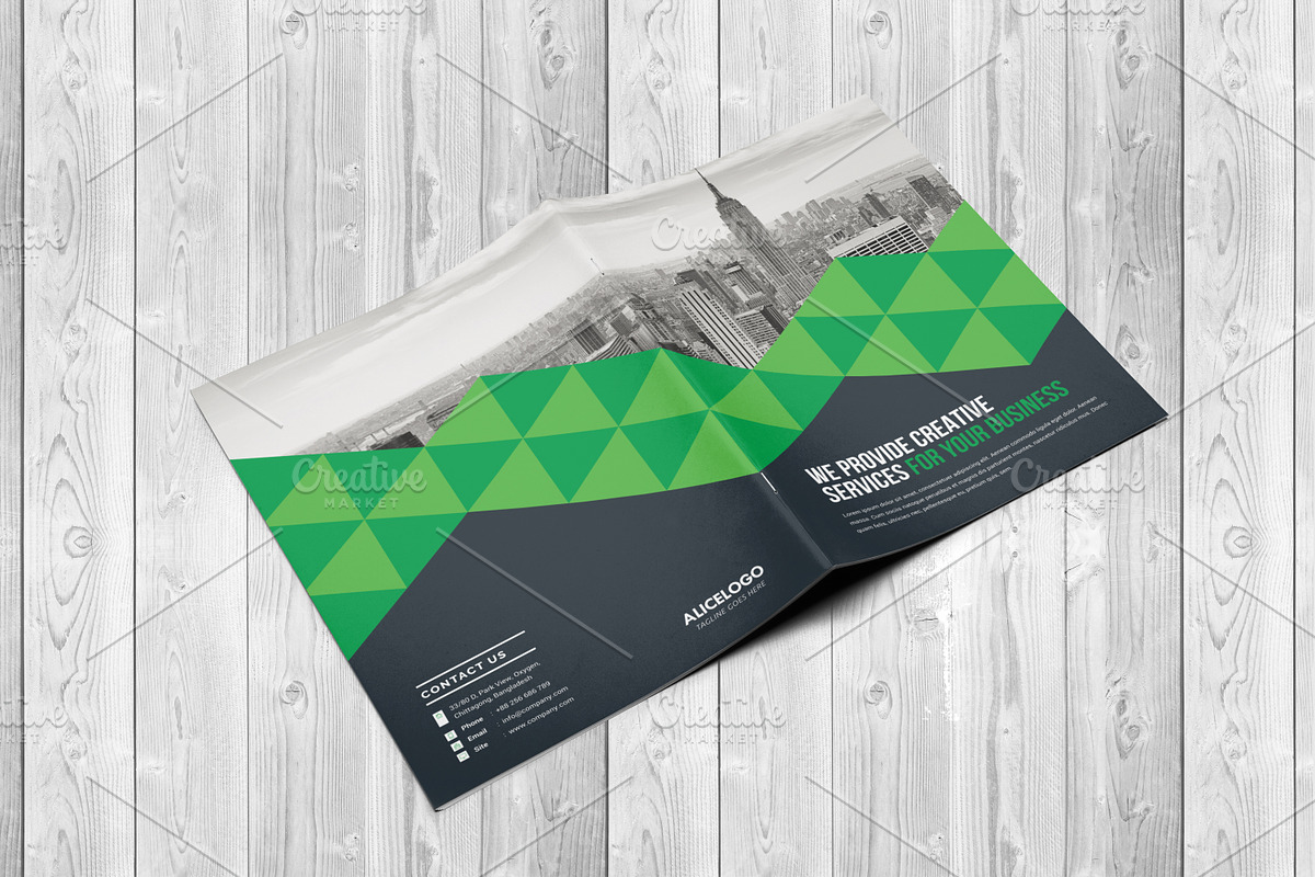 Corporate Bi-Fold Brochure Template, a Brochure Template by Alice_s (Photo 5 of 8)