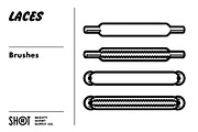 Laces Illustrator Pattern Brushes, a Brush Add-On by MightySHORT (Thumbnail 3 of 4)