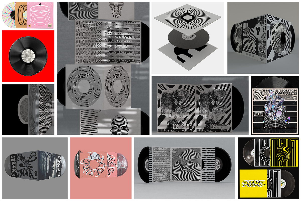 Music Package Mockups Bundle 40 PSDs, a Packaging Mockup by Jacober Design (Photo 2 of 60)