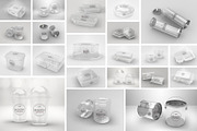 BUNDLE: Clear Packaging Mockups, a Cups & Container Mockup by INCDesign (Thumbnail 3 of 11)