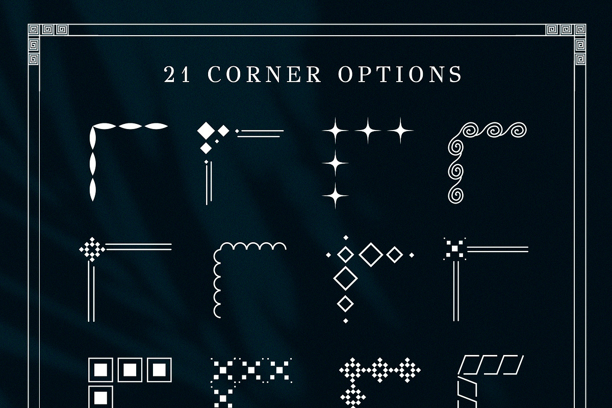 Geometry. Art  brushes, borders..., a Brush Add-On by Graphic Art (Photo 9 of 9)