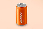 Soda Can Mockup, a Product Mockup by graphypix (Thumbnail 1 of 4)