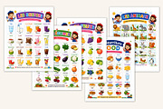 French First Words Flashcards, a Stationery Template by Designmela01 (Thumbnail 3 of 5)